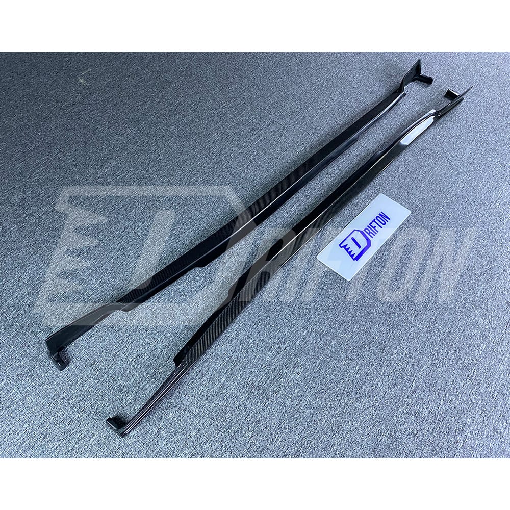 Carbon Fiber Side Skirt For INFINITI Q50L 2013-2024