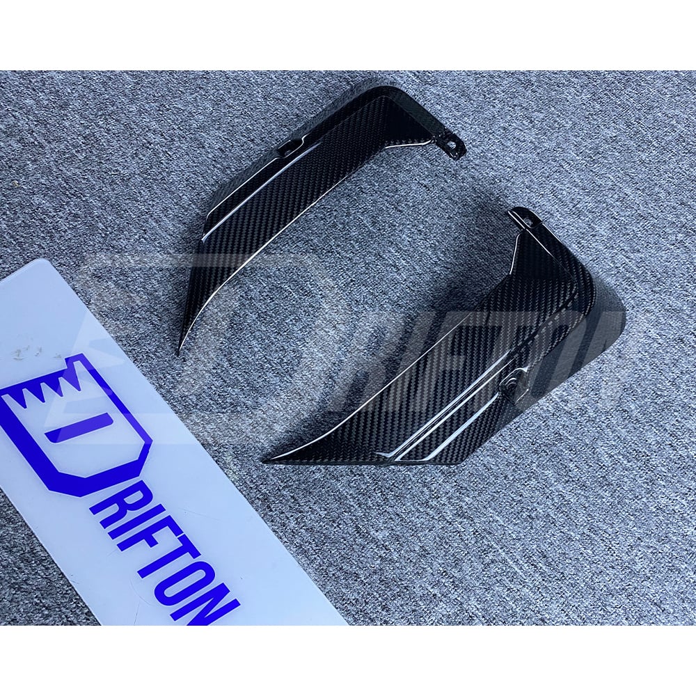 Dry Carbon Fiber Front Hood Intake Scoop Vents For Lamborghini Aventador