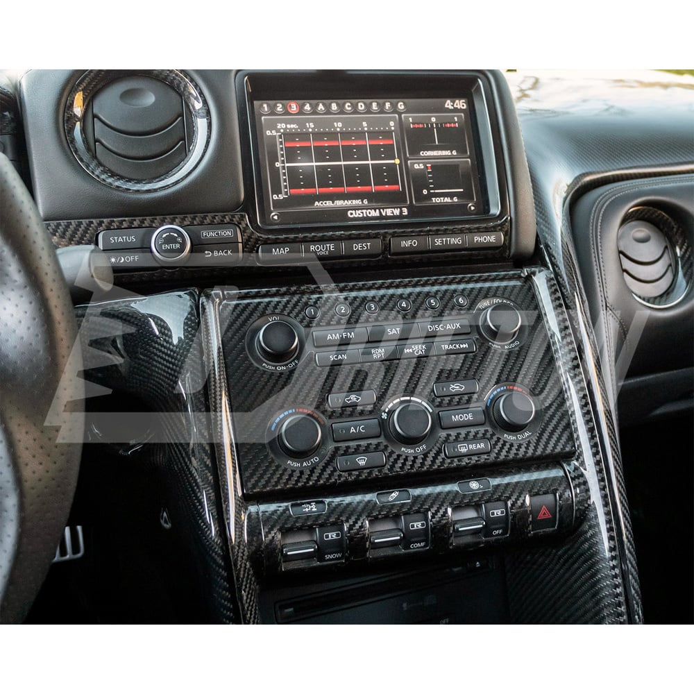 Dry Carbon Fiber Interiors Set For Nissan R35 GTR 2008-2016
