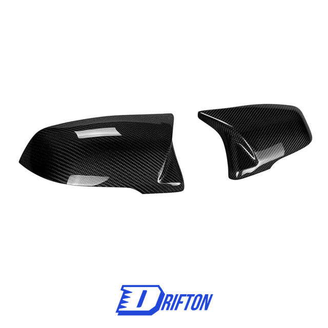 AN Style Carbon Fiber Repalcement Side Mirror Cover For Toyota Supra MK5 A90 A91 GR 2019-2024