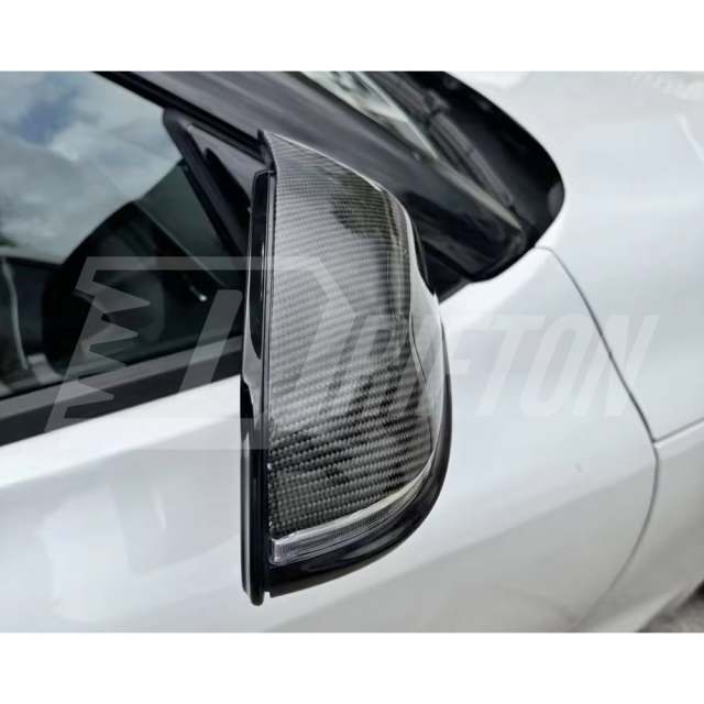 AN Style Carbon Fiber Repalcement Side Mirror Cover For Toyota Supra MK5 A90 A91 GR 2019-2024