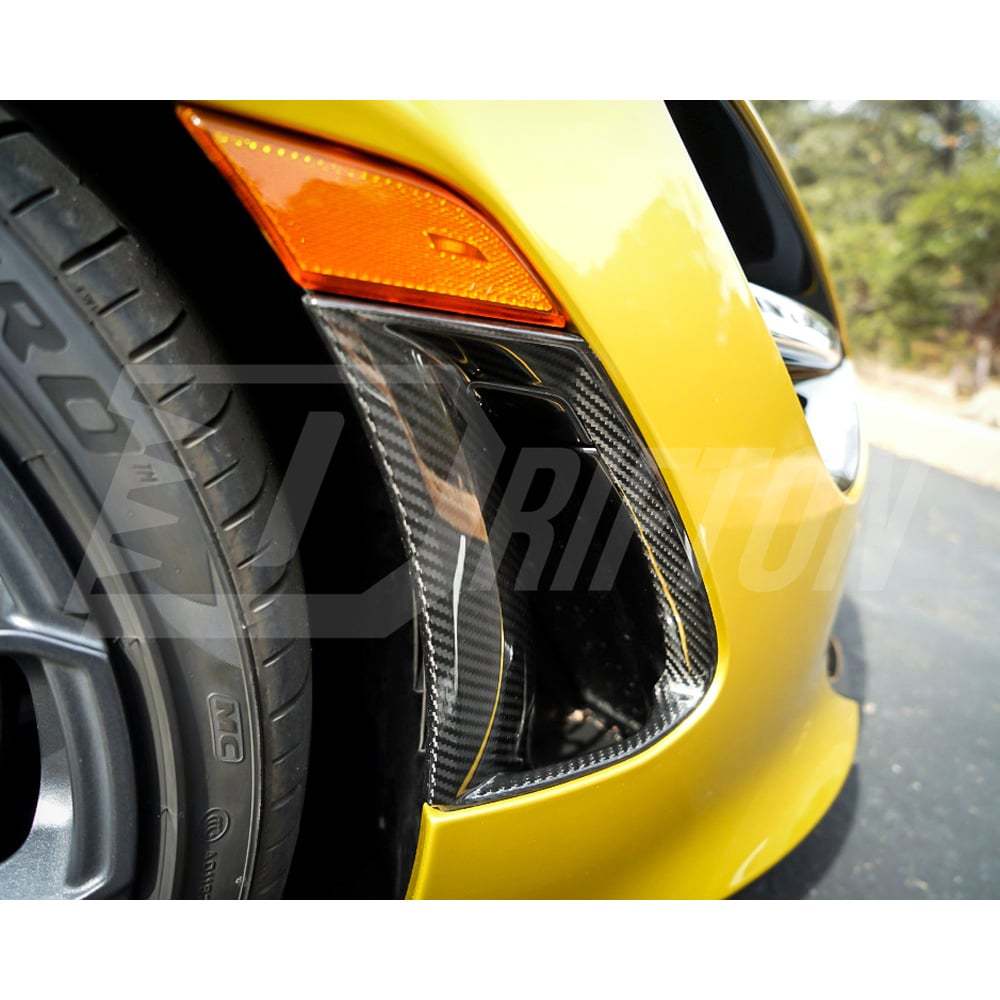 Dry Carbon Fiber Front Bumper Side Vent Cover For Mclaren 720S 2017-2023
