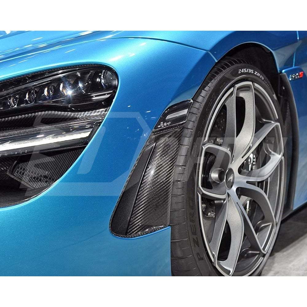 Dry Carbon Fiber Front Bumper Side Vent Cover For Mclaren 720S 2017-2023