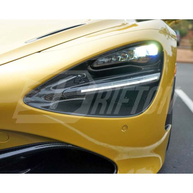 Dry Carbon Fiber Front Head Light Cover For Mclaren 720S 2017-2023