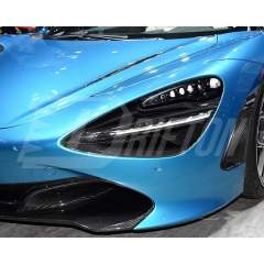 Dry Carbon Fiber Front Head Light Cover For Mclaren 720S 2017-2023