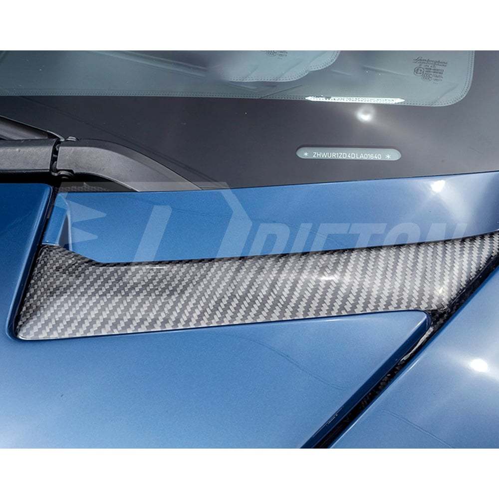 Dry Carbon Fiber Front Hood Scoop Vents For Lamborghini Aventador & S  LP700 LP740 2011-2021