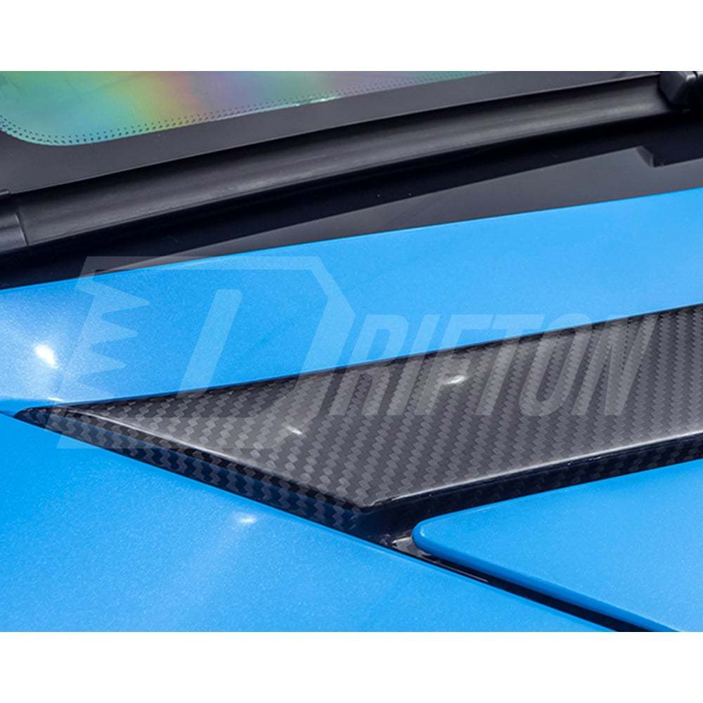 Dry Carbon Fiber Front Hood Scoop Vents For Lamborghini Aventador & S  LP700 LP740 2011-2021