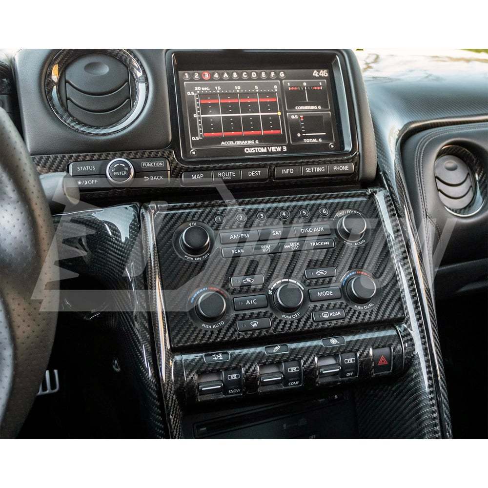 Dry Carbon Fiber Interiors Set For Nissan R35 GTR 2008-2016