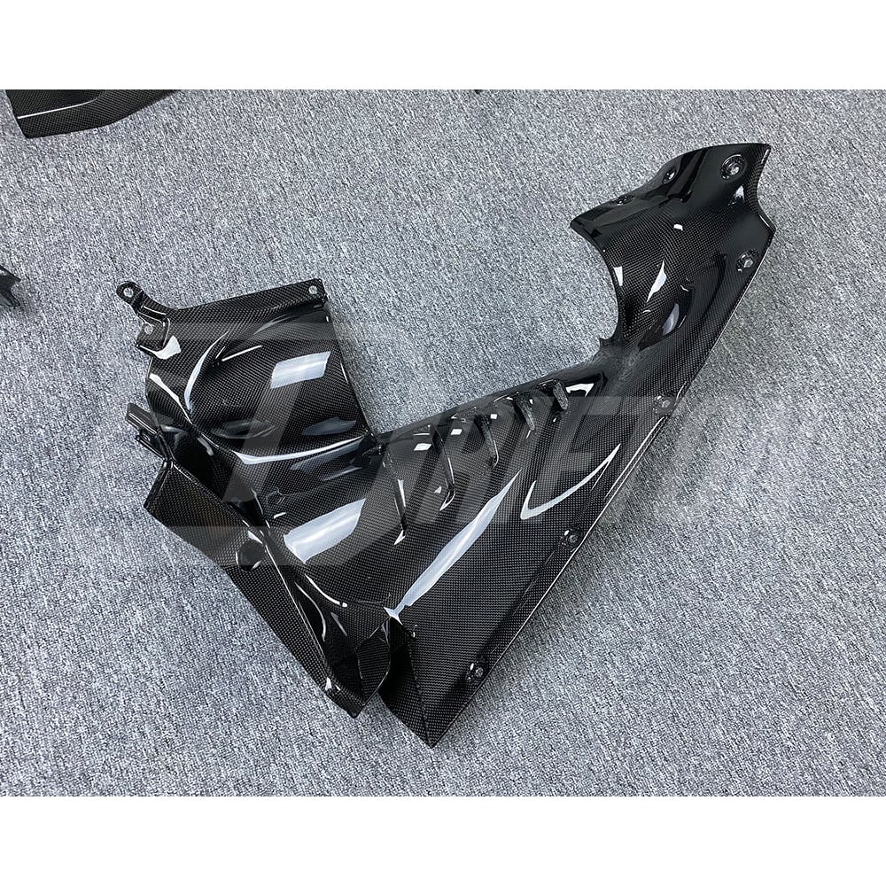Dry Carbon Fiber Engine Compartment Cover Set For Ferrari SF90 Stradale