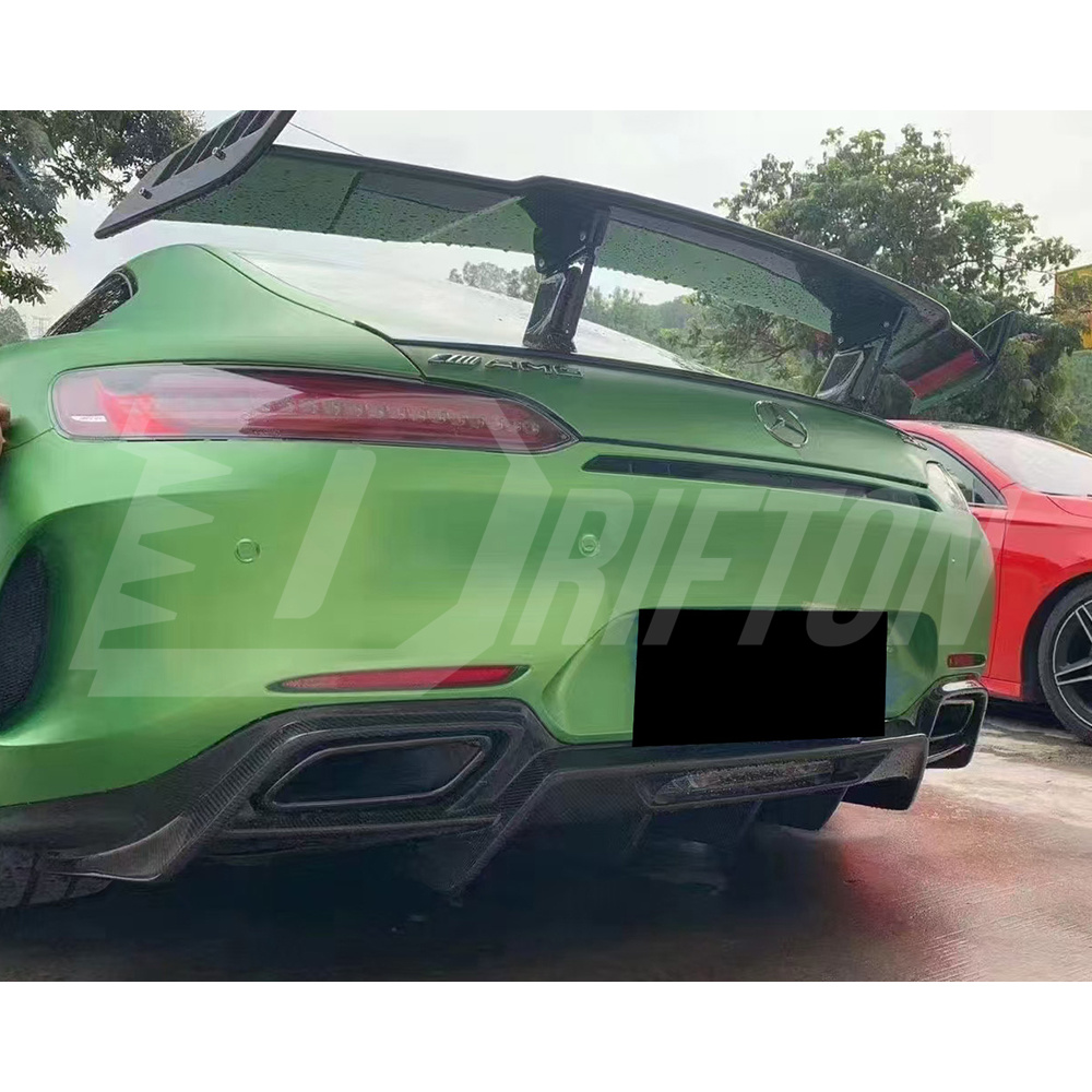 Renntech Style Carbon Fiber Side Skirt For Mercedes Benz AMG GT GTS 2017-2019