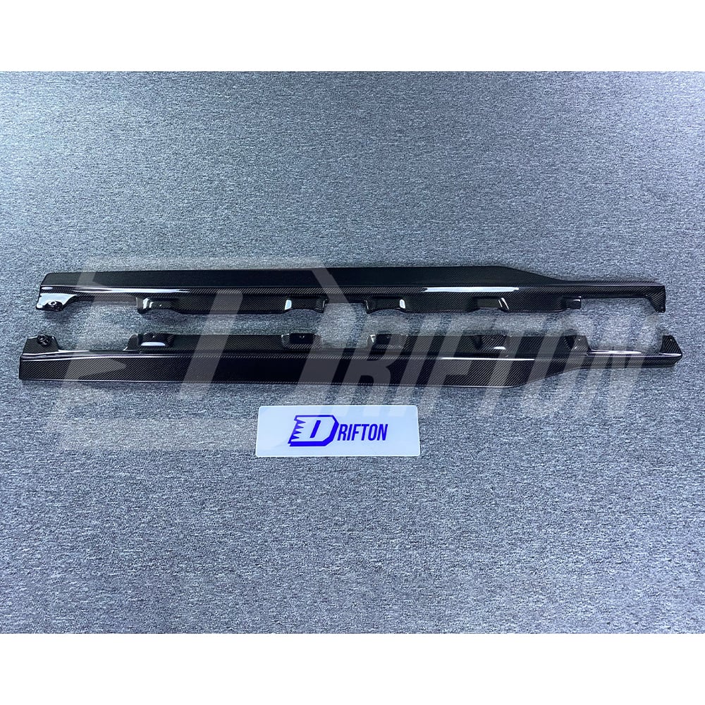 Renntech Style Carbon Fiber Side Skirt For Mercedes Benz AMG GT GTS 2017-2019