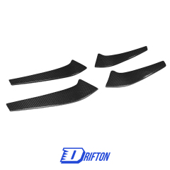 Carbon Fiber Front Bumper Side Vents Trims For Mercedes Benz AMG GTR 2015-2019