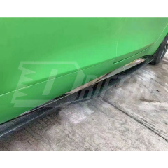 Renntech Style Carbon Fiber Side Skirt For Mercedes Benz AMG GT GTS 2017-2019