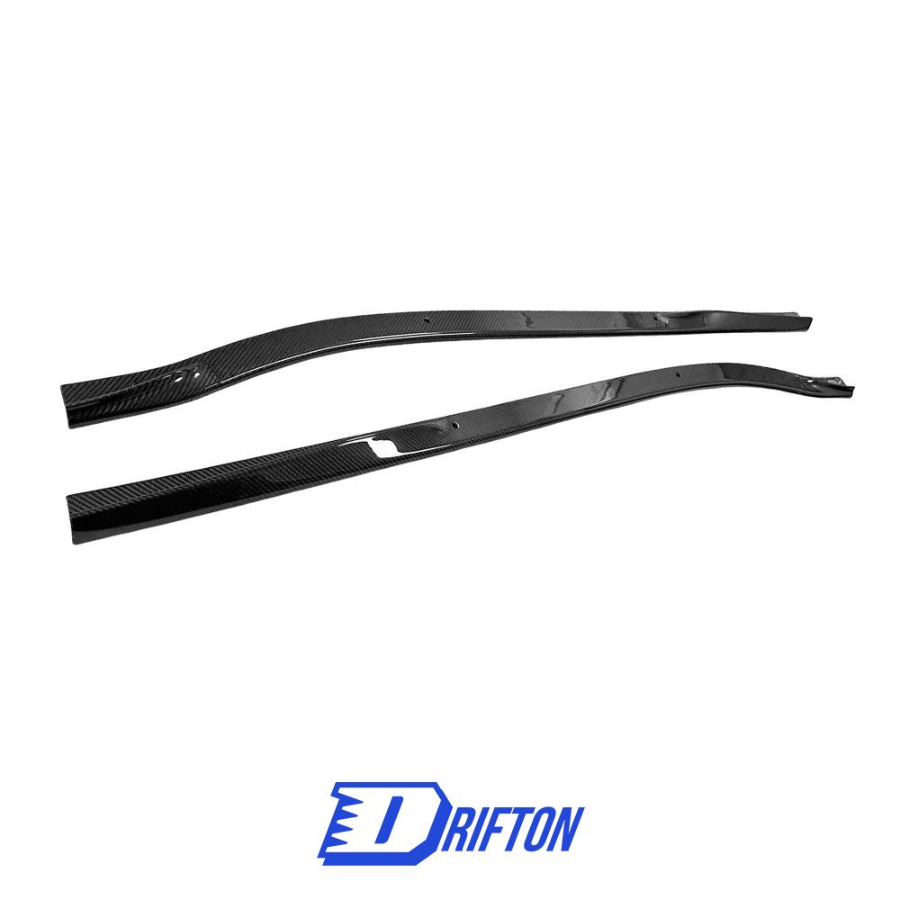 GT4 Style Dry Carbon Fiber Side Skirt For Lotus Emira