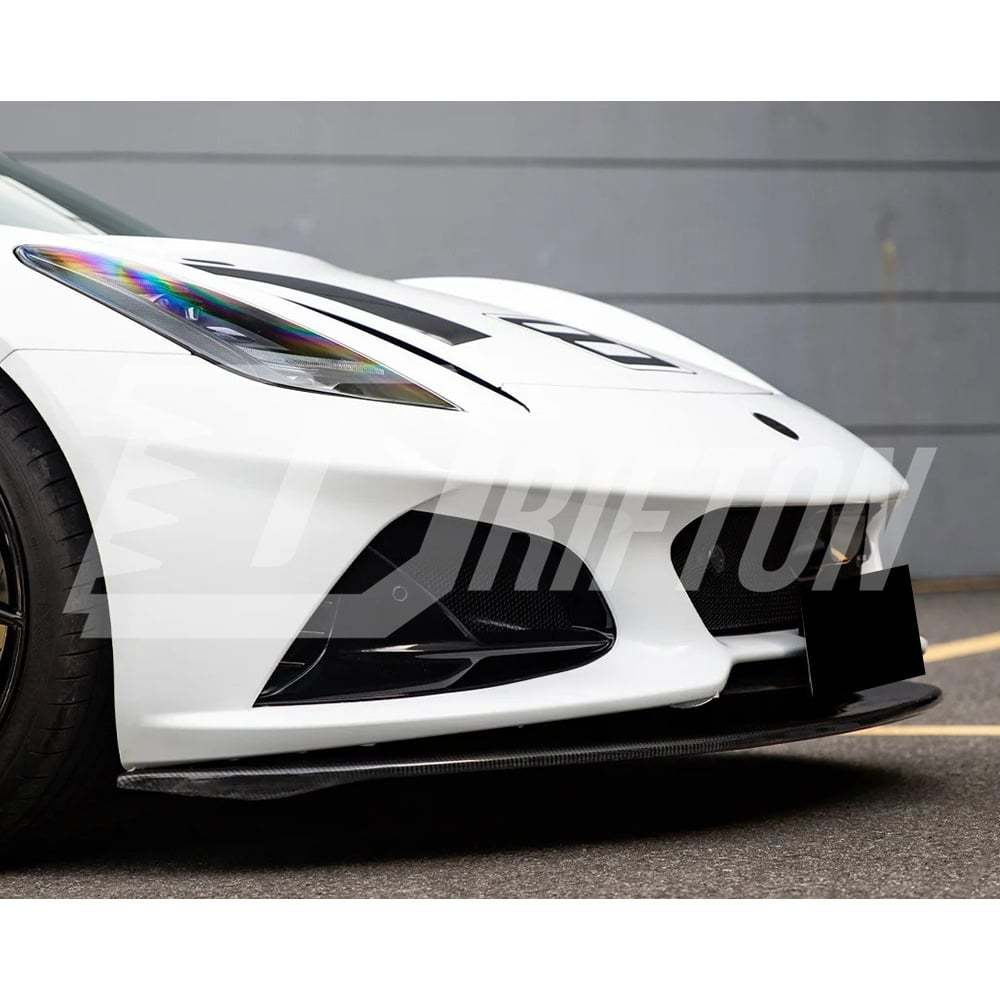 GT4 Style Dry Carbon Fiber Front Splitter For Lotus Emira