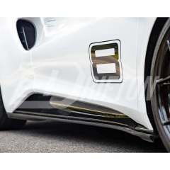 GT4 Style Dry Carbon Fiber Side Skirt For Lotus Emira