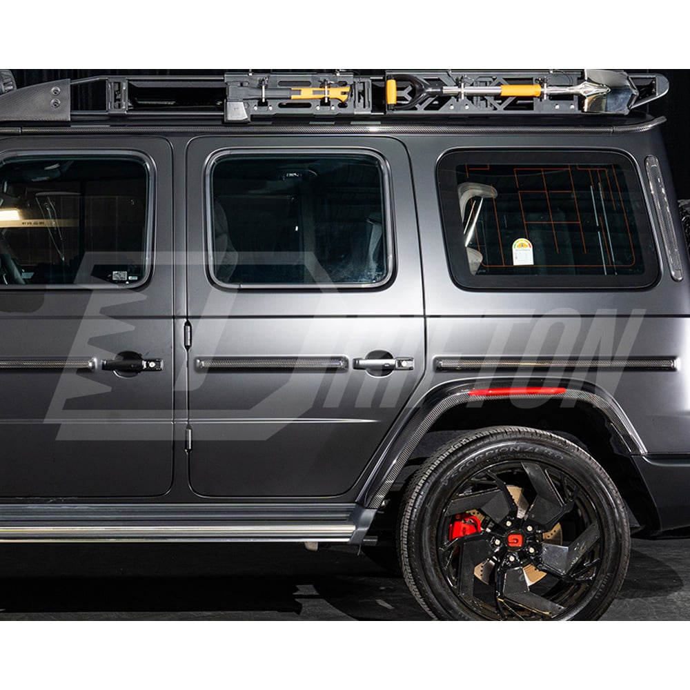 Dry Carbon Fiber Car Beltline Trim For Mercedes Benz G-Class W465 G63 AMG 2024-ON