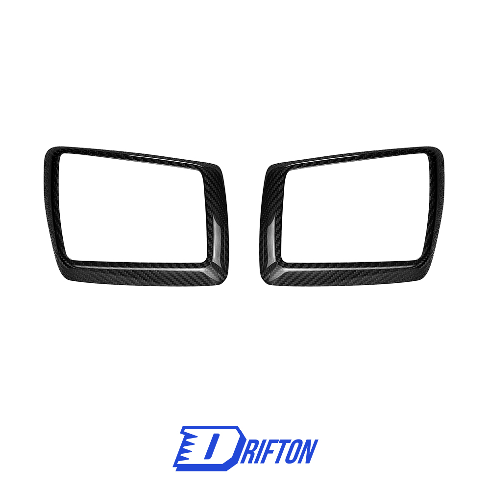 Dry Carbon Fiber Front Turn Singal Lihgt Frame Cover For Mercedes Benz G-Class W465 G63 AMG 2024-ON