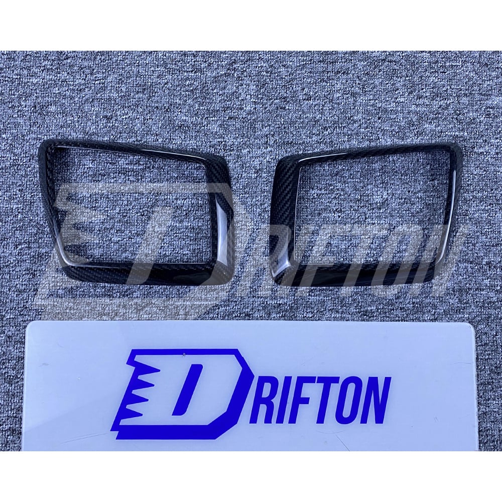 Dry Carbon Fiber Front Turn Singal Lihgt Frame Cover For Mercedes Benz G-Class W465 G63 AMG 2024-ON