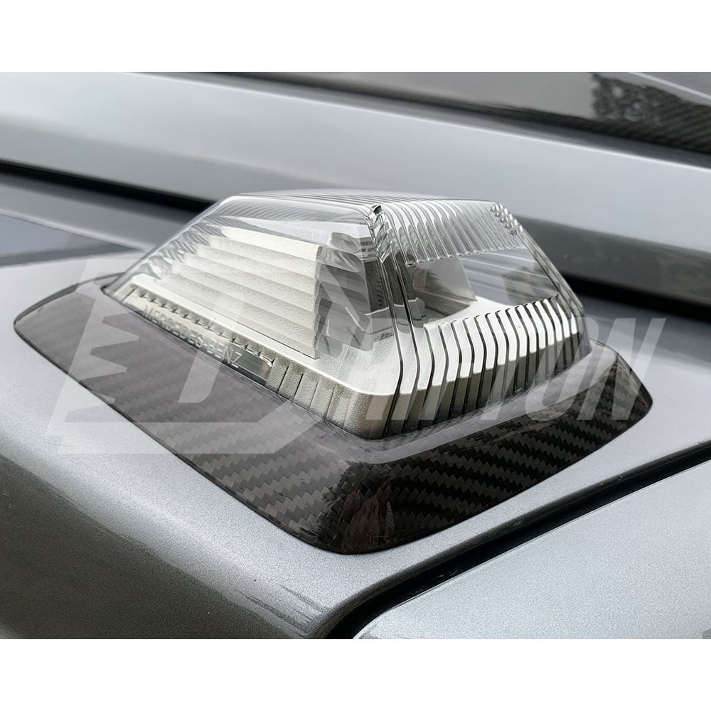 Dry Carbon Fiber Front Turn Singal Lihgt Frame Cover For Mercedes Benz G-Class W465 G63 AMG 2024-ON