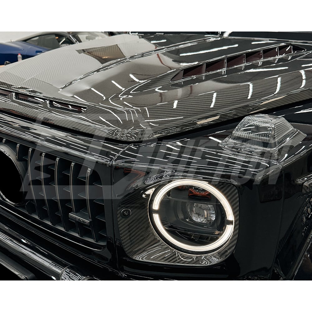 TopCar Style Dry Carbon Fiber Front Lip For Mercedes Benz G-Class W465 G63 AMG 2024-ON