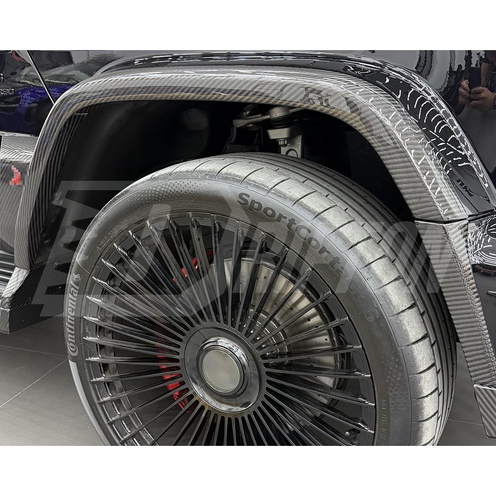 TopCar Style Dry Carbon Fiber Front Lip For Mercedes Benz G-Class W465 G63 AMG 2024-ON