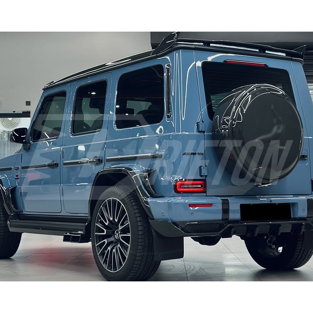 TopCar Style Dry Carbon Fiber Front Bumper Vents Trim For Mercedes Benz G-Class W465 G63 AMG 2024-ON