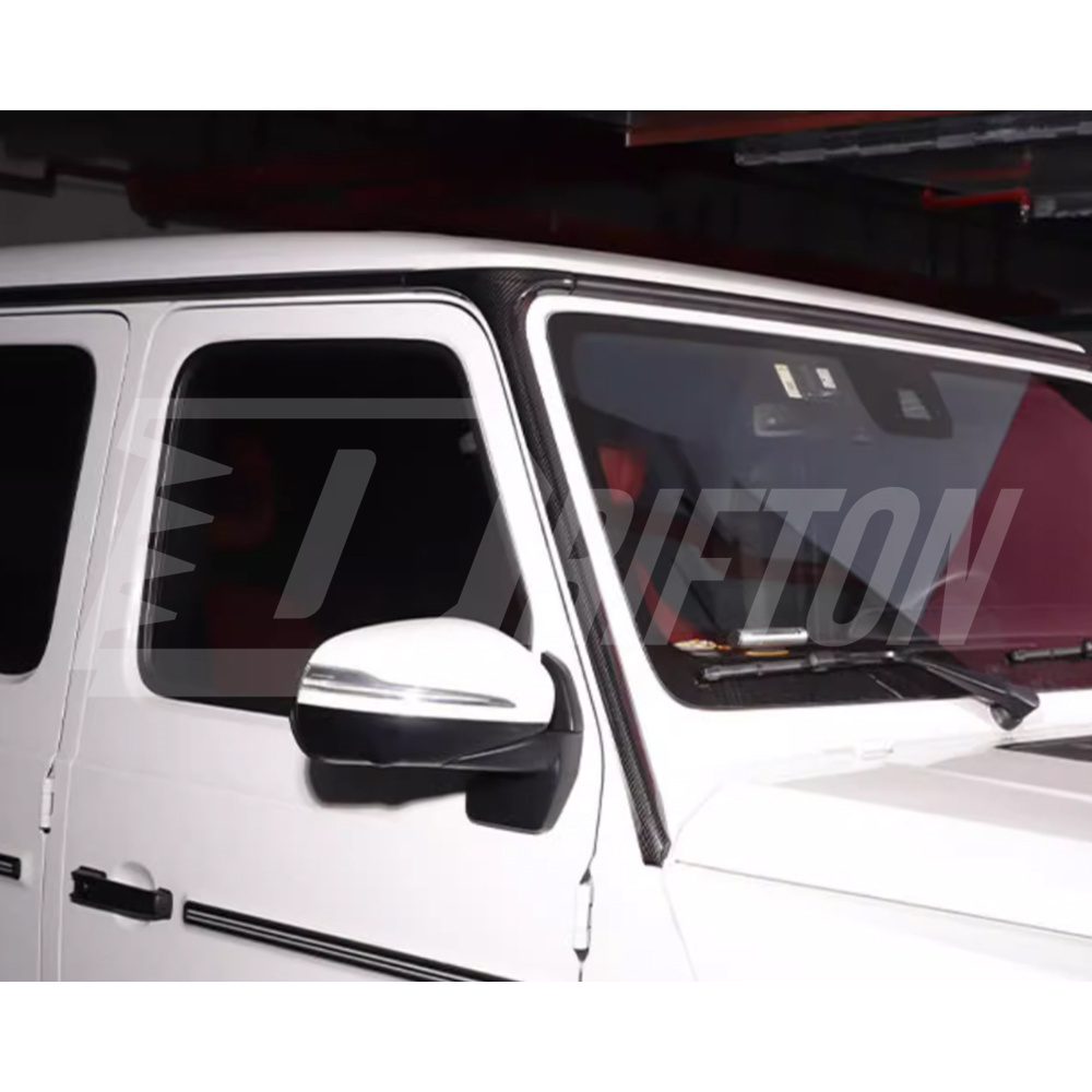 Dry Carbon Fiber A Pillar Cover For Mercedes Benz G-Class W465 G63 AMG 2024-ON