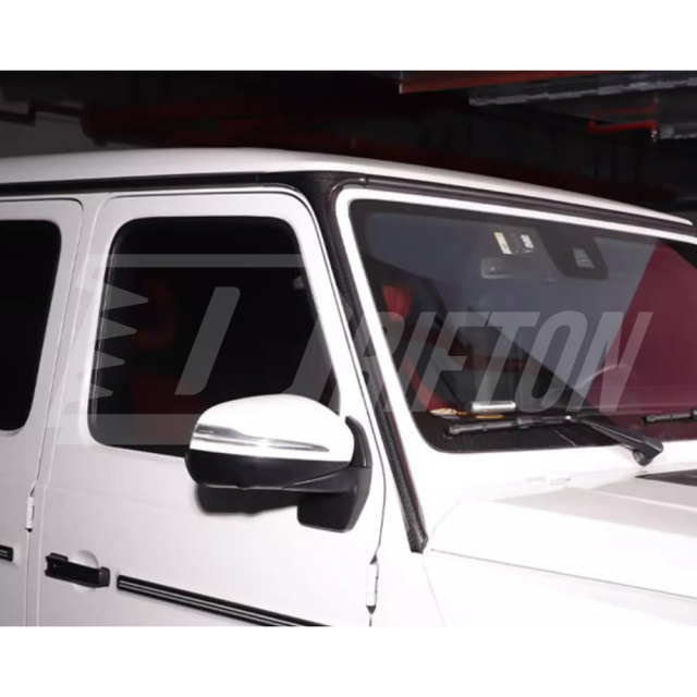 Dry Carbon Fiber A Pillar Cover For Mercedes Benz G-Class W465 G63 AMG 2024-ON