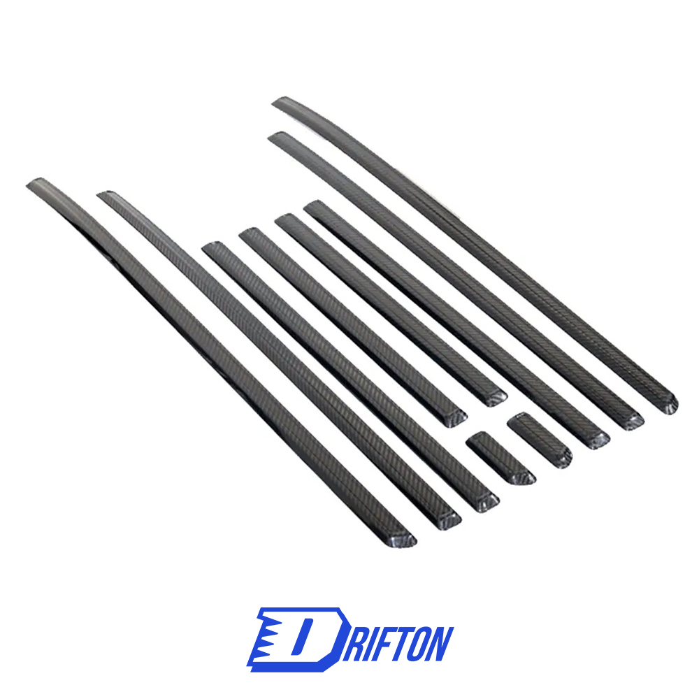 Dry Carbon Fiber Car Beltline Trim For Mercedes Benz G-Class W465 G63 AMG 2024-ON