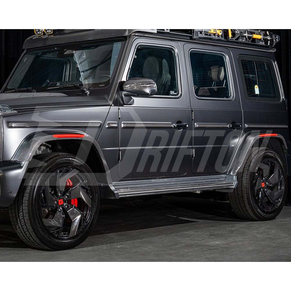 Dry Carbon Fiber Car Beltline Trim For Mercedes Benz G-Class W465 G63 AMG 2024-ON