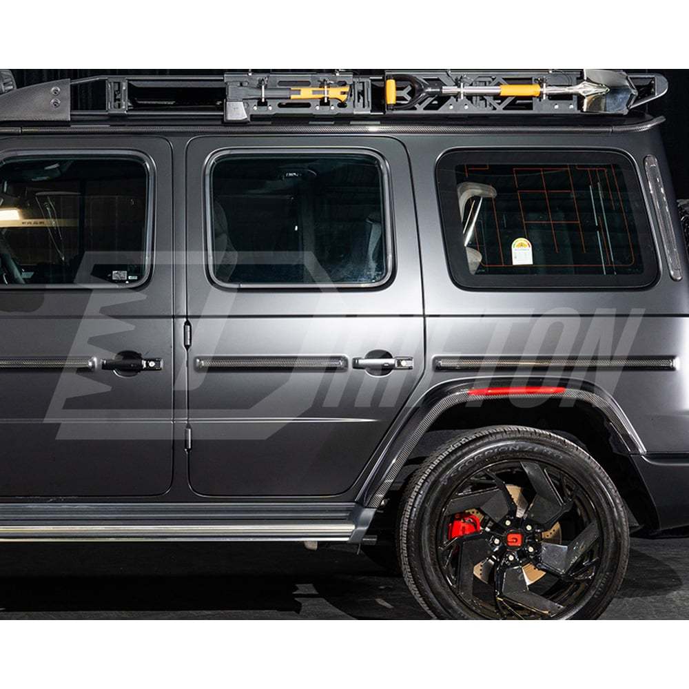 Dry Carbon Fiber Car Beltline Trim For Mercedes Benz G-Class W465 G63 AMG 2024-ON