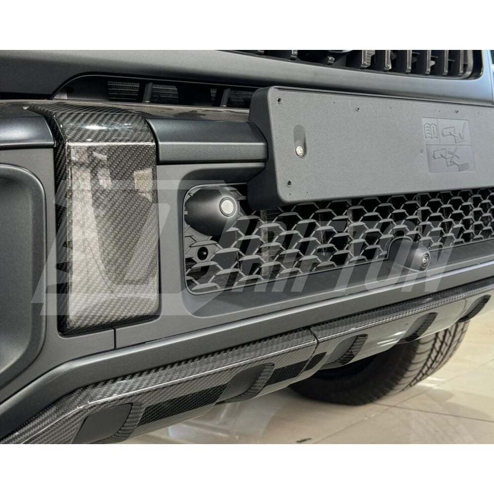 Dry Carbon Fiber Front Bumper Cover Trim For Mercedes Benz G-Class W465 G63 AMG 2024-ON