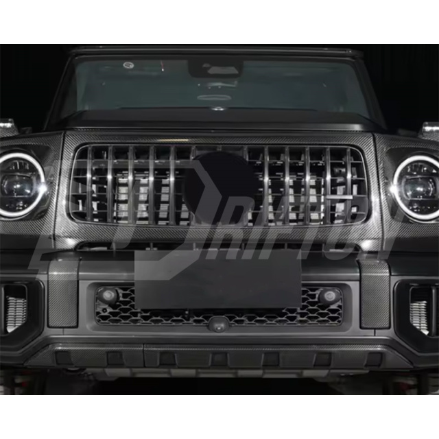 Dry Carbon Fiber Front Bumper Grille Frame For Mercedes Benz G-Class W465 G63 AMG 2024-ON