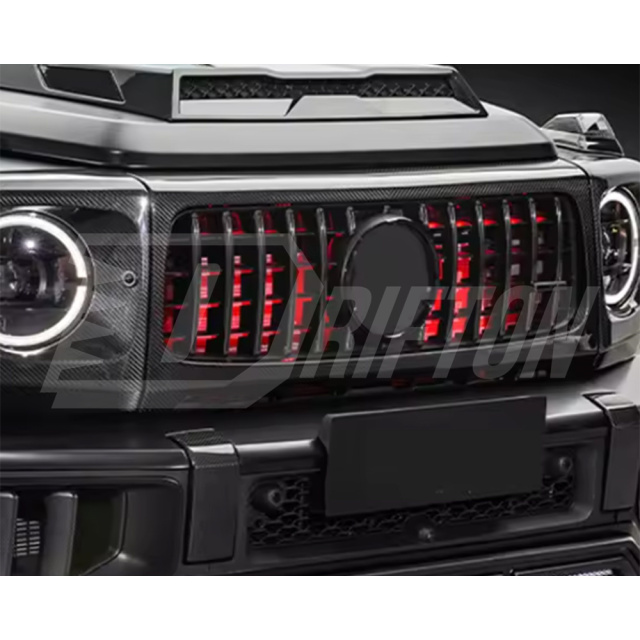 Dry Carbon Fiber Front Bumper Grille Frame For Mercedes Benz G-Class W465 G63 AMG 2024-ON