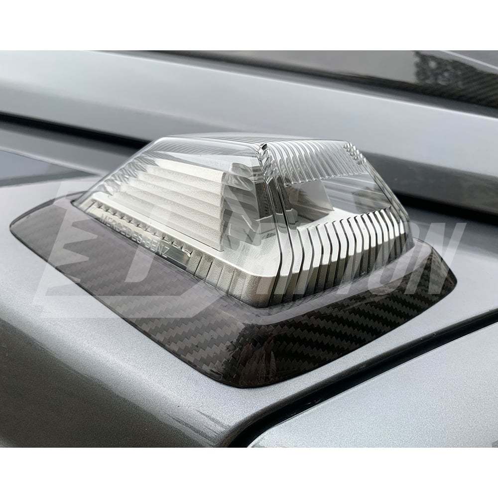 Dry Carbon Fiber Front Turn Singal Lihgt Frame Cover For Mercedes Benz G-Class W465 G63 AMG 2024-ON