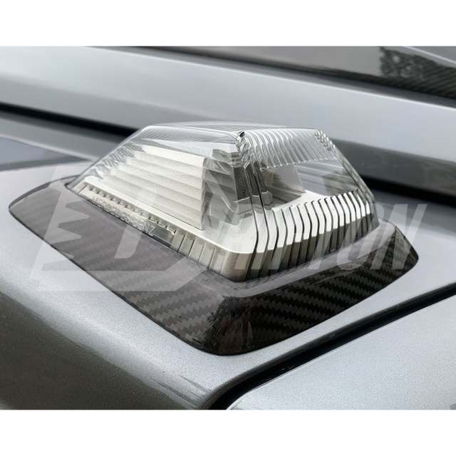Dry Carbon Fiber Front Turn Singal Lihgt Frame Cover For Mercedes Benz G-Class W465 G63 AMG 2024-ON