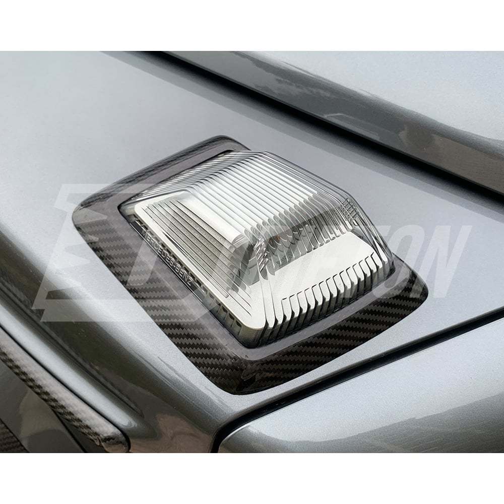 Dry Carbon Fiber Front Turn Singal Lihgt Frame Cover For Mercedes Benz G-Class W465 G63 AMG 2024-ON