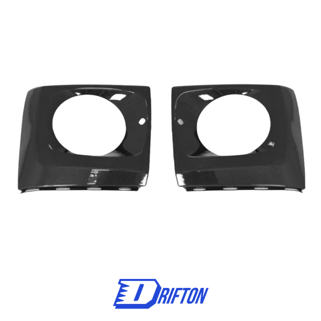 Dry Carbon Fiber Headlights Frame Cover For Mercedes Benz G-Class W465 G63 AMG 2024-ON