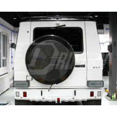 Dry Carbon Fiber Rear Spare Tire Cover For Mercedes Benz G-Class W465 G63 AMG 2024-ON