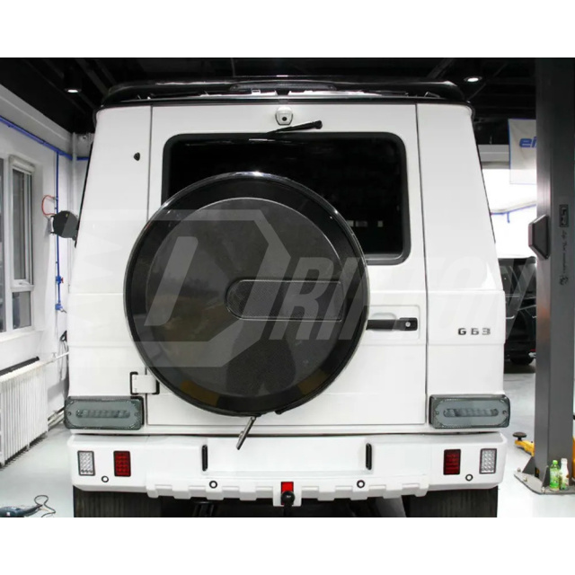 Dry Carbon Fiber Rear Spare Tire Cover For Mercedes Benz G-Class W465 G63 AMG 2024-ON
