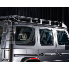 Dry Carbon Fiber Roof Strips With A Pillar Cover For Mercedes Benz G-Class W465 G63 AMG 2024-ON