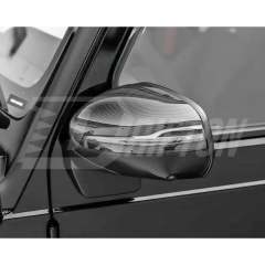 Dry Carbon Fiber Side Mirror Cover For Mercedes Benz G-Class W465 G63 AMG G500 G580 G450D 2024-ON