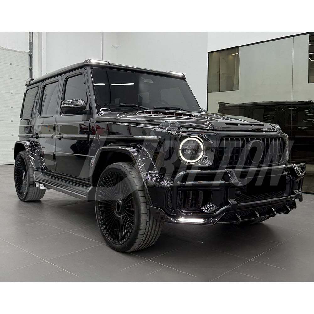 TopCar Style Dry Carbon Fiber Engine Hood For Mercedes Benz G-Class W465 G63 AMG 2024-ON