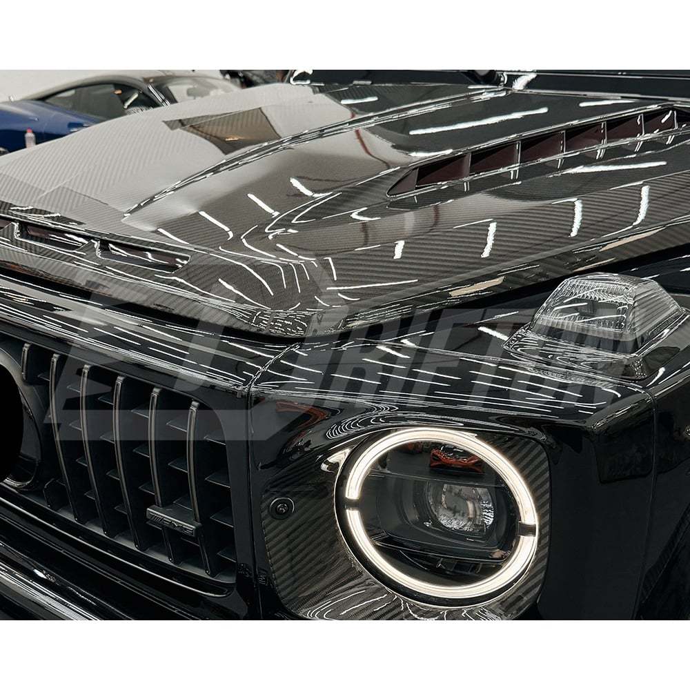TopCar Style Dry Carbon Fiber Engine Hood For Mercedes Benz G-Class W465 G63 AMG 2024-ON