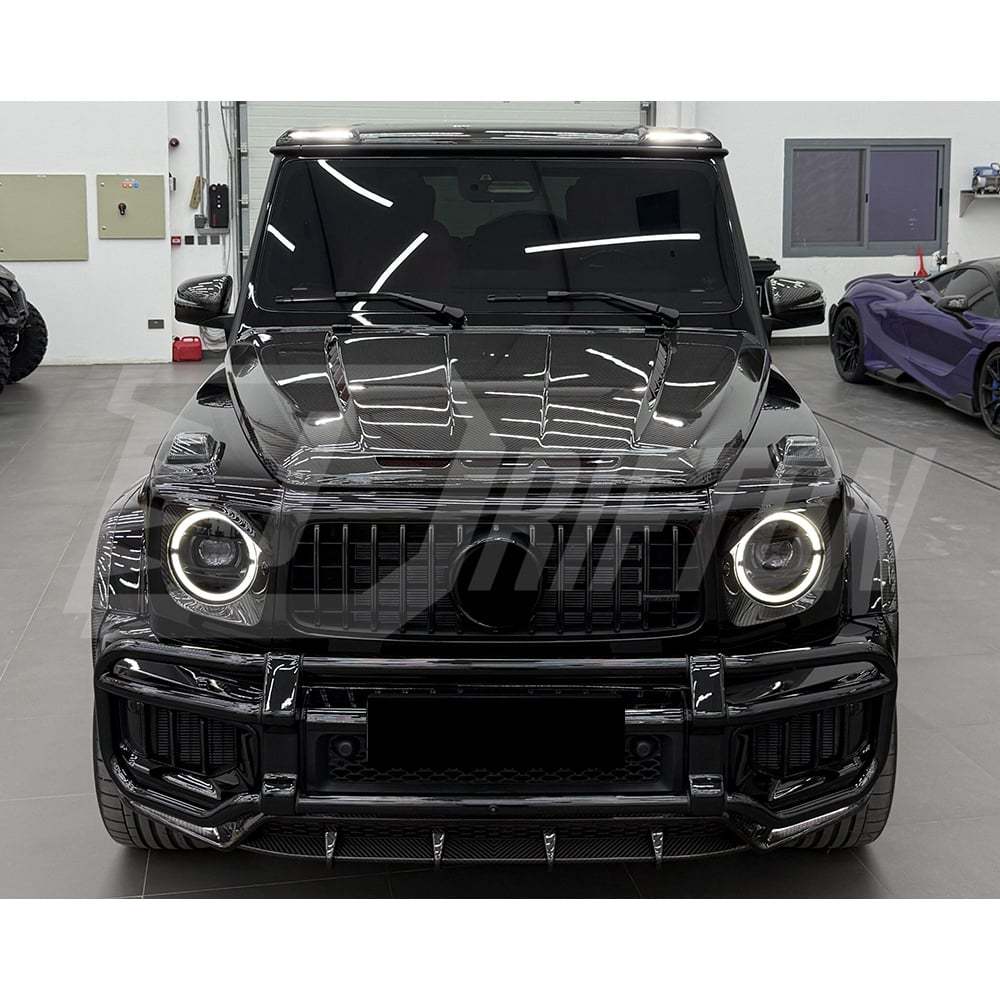 TopCar Style Dry Carbon Fiber Engine Hood For Mercedes Benz G-Class W465 G63 AMG 2024-ON