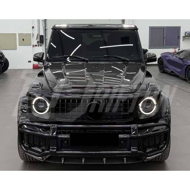 TopCar Style Dry Carbon Fiber Engine Hood For Mercedes Benz G-Class W465 G63 AMG 2024-ON