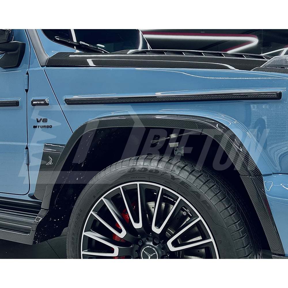 TopCar Style Dry Carbon Fiber Fender Wheel Flares For Mercedes Benz G-Class W465 G63 AMG 2024-ON