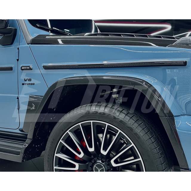 TopCar Style Dry Carbon Fiber Fender Wheel Flares For Mercedes Benz G-Class W465 G63 AMG 2024-ON