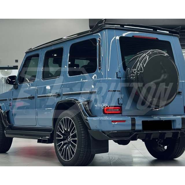 TopCar Style Dry Carbon Fiber Fender Wheel Flares For Mercedes Benz G-Class W465 G63 AMG 2024-ON